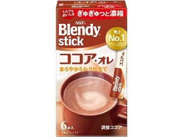【ケース販売】ブレンディ スティックココアオレ６本  ×6 【全国送料無料】(一部地域別途)・まとめ買い・防災備蓄にも最適の画像