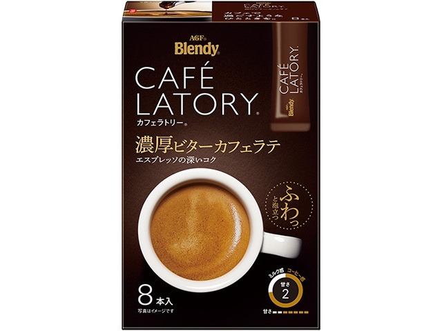 【ケース販売】ブレンディ カフェラトリーＳＴ濃厚ビター ８本  ×6 【全国送料無料】(一部地域別途)・まとめ買い・防災備蓄にも最適の画像