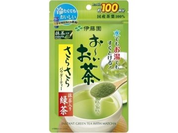 【ケース販売】伊藤園 お?いお茶さらさら抹茶入り緑茶 ８０ｇ  ×6 【全国送料無料】(一部地域別途)・まとめ買い・防災備蓄にも最適の画像