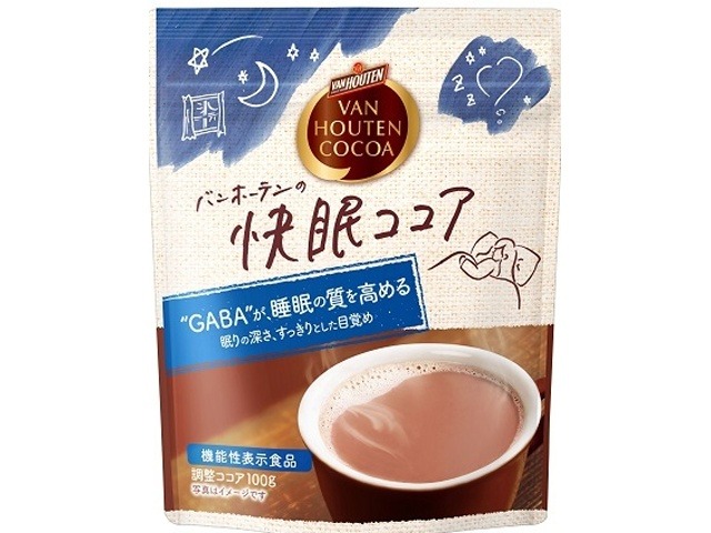 【ケース販売】バンホーテン 快眠ココア １００ｇ ×12 【全国送料無料】(一部地域別途)・まとめ買い・防災備蓄にも最適の画像