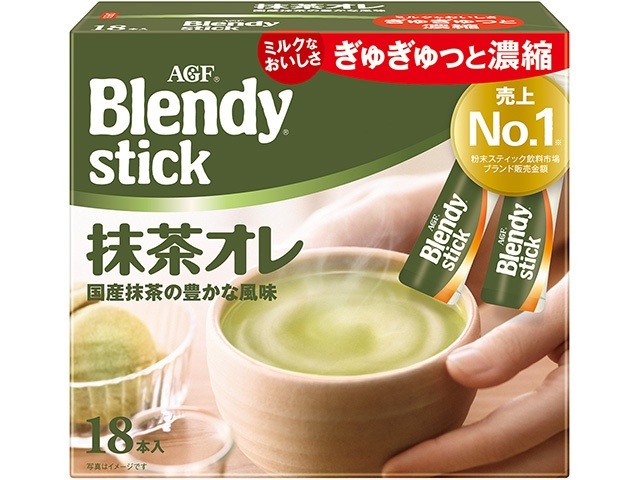 【ケース販売】ブレンディスティック 抹茶オレ１８本  ×3 【全国送料無料】(一部地域別途)・まとめ買い・防災備蓄にも最適の画像
