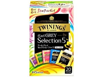 【ケース販売】トワイニング アールグレイセレクション５ ２０Ｐ ×24 【全国送料無料】(一部地域別途)・まとめ買い・防災備蓄にも最適の画像