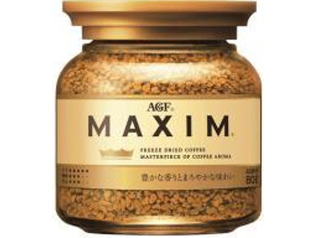 【ケース販売】マキシム インスタントコーヒー８０ｇ瓶 ×12 【全国送料無料】(一部地域別途)・まとめ買い・防災備蓄にも最適の画像