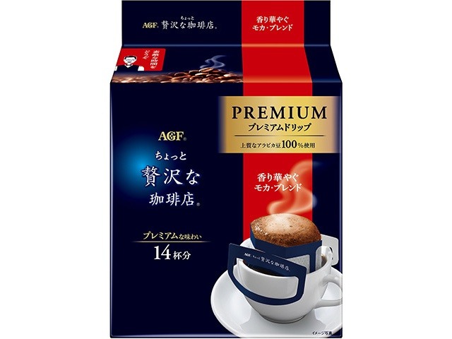 【ケース販売】贅沢な珈琲店 プレミアムドリップモカ １４袋 ×6 【全国送料無料】(一部地域別途)・まとめ買い・防災備蓄にも最適の画像