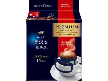 【ケース販売】贅沢な珈琲店 プレミアムドリップモカ １４袋 ×6 【全国送料無料】(一部地域別途)・まとめ買い・防災備蓄にも最適の画像