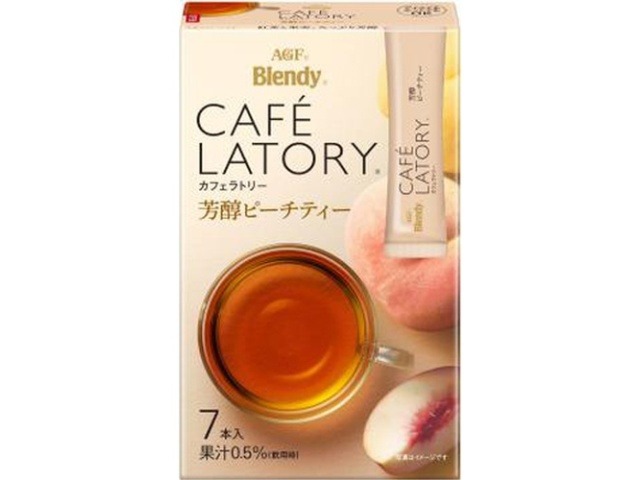 【ケース販売】ブレンディ カフェラトリー 芳醇ピーチティー７Ｐ  ×24 【全国送料無料】(一部地域別途)・まとめ買い・防災備蓄にも最適の画像