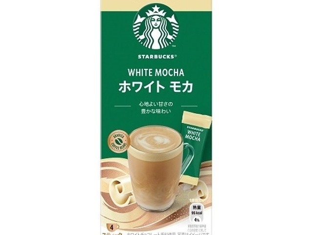 【ケース販売】スターバックス プレミアムミックス ホワイトモカ４本   ×6 【全国送料無料】(一部地域別途)・まとめ買い・防災備蓄にも最適の画像