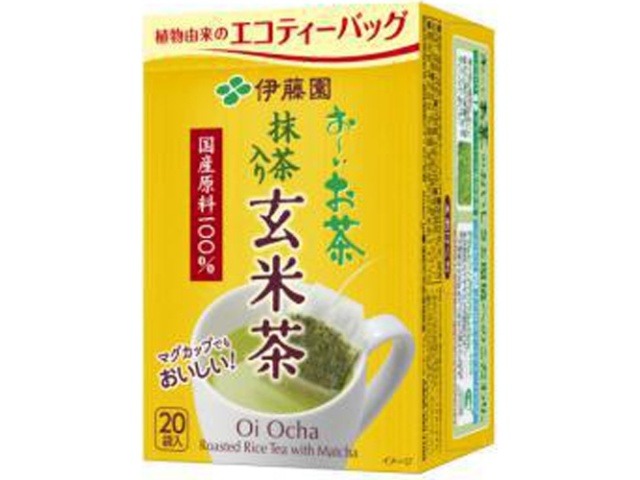 【ケース販売】伊藤園 お?いお茶エコティーバッグ玄米茶 ２０袋  ×10 【全国送料無料】(一部地域別途)・まとめ買い・防災備蓄にも最適の画像