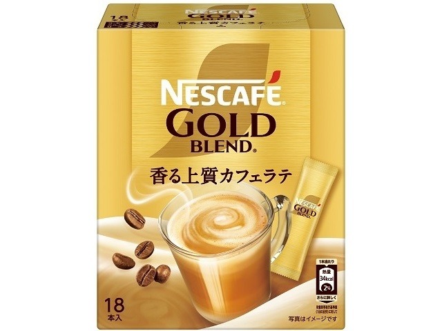 【ケース販売】ネスカフェ ゴールド 香る上質カフェラテＳＴ１８Ｐ  ×6 【全国送料無料】(一部地域別途)・まとめ買い・防災備蓄にも最適の画像
