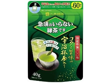 【ケース販売】三井 急須のいらない緑茶です ４０ｇ   ×6 【全国送料無料】(一部地域別途)・まとめ買い・防災備蓄にも最適の画像