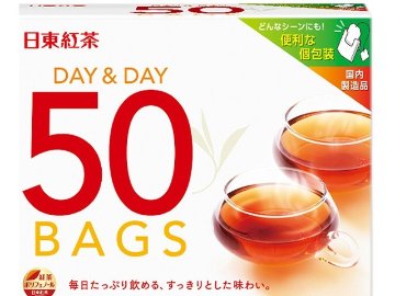 【ケース販売】日東 ＤＡＹ＆ＤＡＹティーバッグ５０Ｐ ×30 【全国送料無料】(一部地域別途)・まとめ買い・防災備蓄にも最適の画像