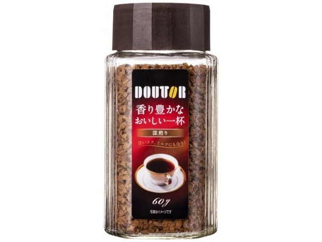 【ケース販売】ドトール 香り豊かなおいしい一杯深煎り ６０ｇ  ×12 【全国送料無料】(一部地域別途)・まとめ買い・防災備蓄にも最適の画像