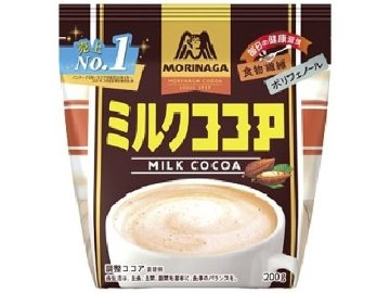 【ケース販売】森永 ミルクココア ２００ｇ  ×10 【全国送料無料】(一部地域別途)・まとめ買い・防災備蓄にも最適の画像