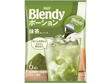 【ケース販売】ブレンディ ポーション抹茶オレベース ６個 ×12 【全国送料無料】(一部地域別途)・まとめ買い・防災備蓄にも最適の画像