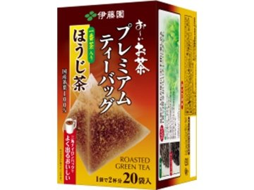 【ケース販売】伊藤園 お?いお茶プレミアムほうじ茶 ＴＢ２０袋  ×8 【全国送料無料】(一部地域別途)・まとめ買い・防災備蓄にも最適の画像