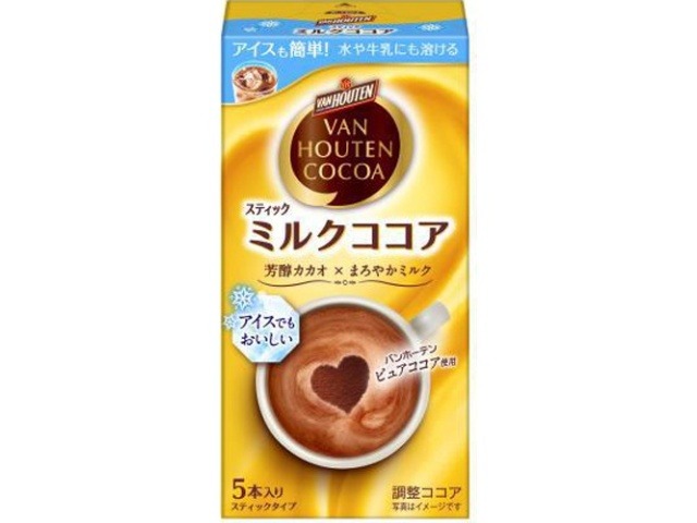 【ケース販売】バンホーテン ミルクココア ５Ｐ  ×6 【全国送料無料】(一部地域別途)・まとめ買い・防災備蓄にも最適の画像