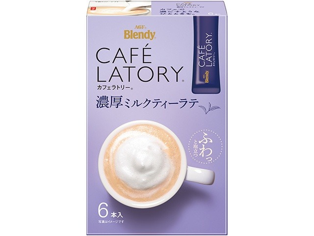 【ケース販売】ＡＧＦ カフェラトリー 濃厚ミルクティーラテ６本  ×6 【全国送料無料】(一部地域別途)・まとめ買い・防災備蓄にも最適の画像