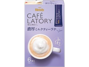 【ケース販売】ＡＧＦ カフェラトリー 濃厚ミルクティーラテ６本  ×6 【全国送料無料】(一部地域別途)・まとめ買い・防災備蓄にも最適の画像
