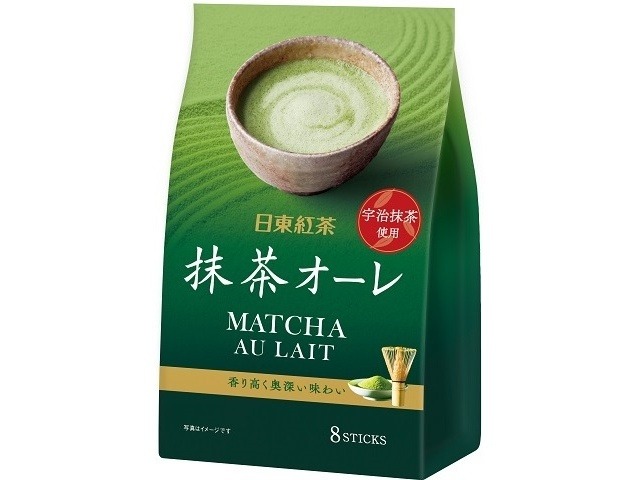 【ケース販売】日東紅茶 抹茶オーレ ８Ｐ ×24 【全国送料無料】(一部地域別途)・まとめ買い・防災備蓄にも最適の画像
