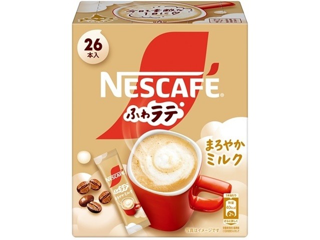 【ケース販売】ネスレ エクセラ ふわラテ まろやかミルク２６Ｐ  ×12 【全国送料無料】(一部地域別途)・まとめ買い・防災備蓄にも最適の画像