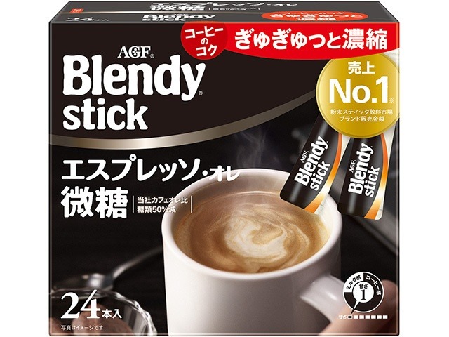 【ケース販売】ブレンディスティック エスプレッソ・オレ微糖２４本  ×6 【全国送料無料】(一部地域別途)・まとめ買い・防災備蓄にも最適の画像