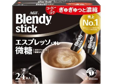 【ケース販売】ブレンディスティック エスプレッソ・オレ微糖２４本  ×6 【全国送料無料】(一部地域別途)・まとめ買い・防災備蓄にも最適の画像