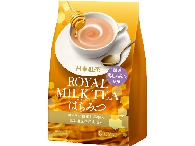【ケース販売】日東紅茶 ロイヤルミルクティーはちみつ８Ｐ ×24 【全国送料無料】(一部地域別途)・まとめ買い・防災備蓄にも最適の画像