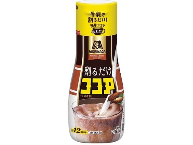 【ケース販売】森永 割るだけココア ２４０ｇ  ×6 【全国送料無料】(一部地域別途)・まとめ買い・防災備蓄にも最適の画像