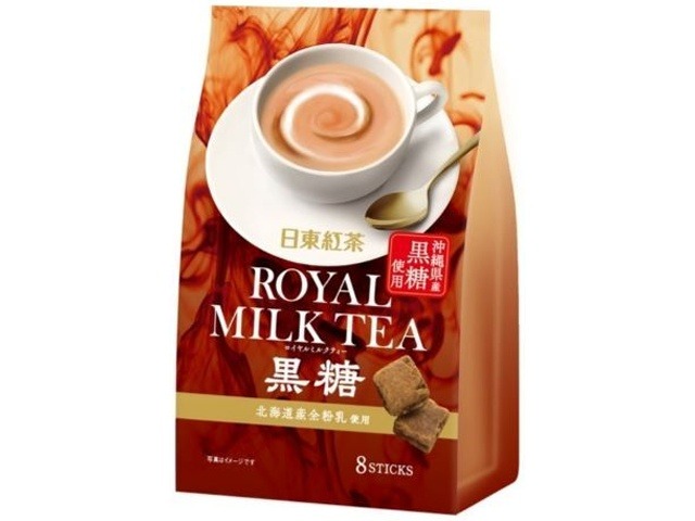 【ケース販売】日東紅茶 ロイヤルミルクティー黒糖 ８本 ×24 【全国送料無料】(一部地域別途)・まとめ買い・防災備蓄にも最適の画像
