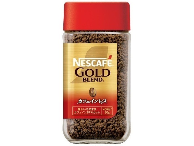 【ケース販売】ネスレゴールドブレンドカフェインレス ８０ｇ  ×24 【全国送料無料】(一部地域別途)・まとめ買い・防災備蓄にも最適の画像