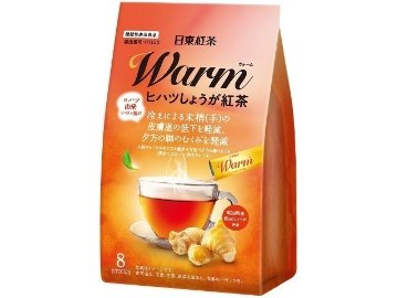 【ケース販売】日東紅茶 ウォームヒハツしょうが紅茶８本入り  ×24 【全国送料無料】(一部地域別途)・まとめ買い・防災備蓄にも最適の画像