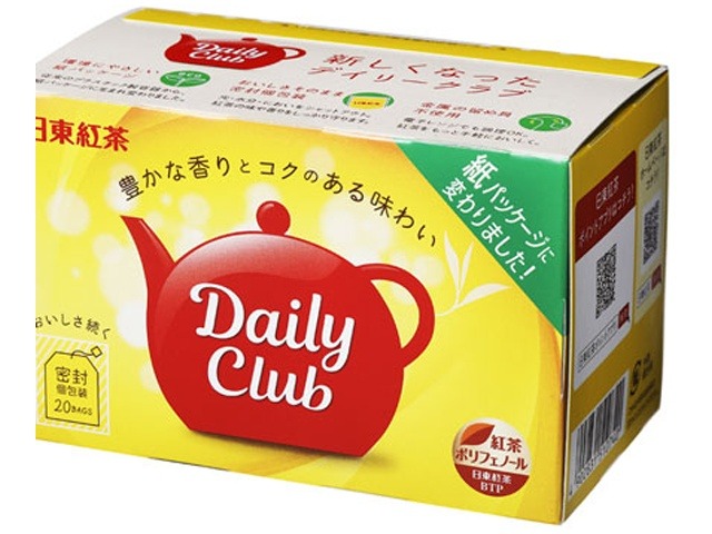 【ケース販売】日東紅茶 デイリークラブティーバッグ ２０Ｐ ×48 【全国送料無料】(一部地域別途)・まとめ買い・防災備蓄にも最適の画像