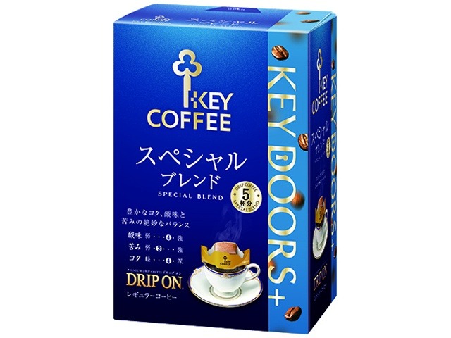 【ケース販売】キー ドリップオン スペシャルブレンド５Ｐ  ×5 【全国送料無料】(一部地域別途)・まとめ買い・防災備蓄にも最適の画像