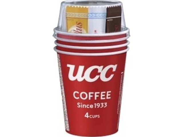 【ケース販売】ＵＣＣ カップコーヒー ４Ｐ ×24 【全国送料無料】(一部地域別途)・まとめ買い・防災備蓄にも最適の画像