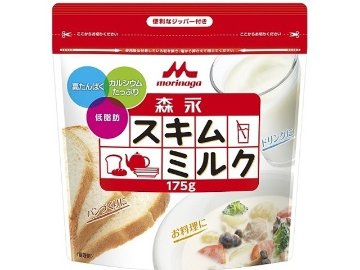 【ケース販売】森乳 スキムミルク １７５ｇ   ×12 【全国送料無料】(一部地域別途)・まとめ買い・防災備蓄にも最適の画像