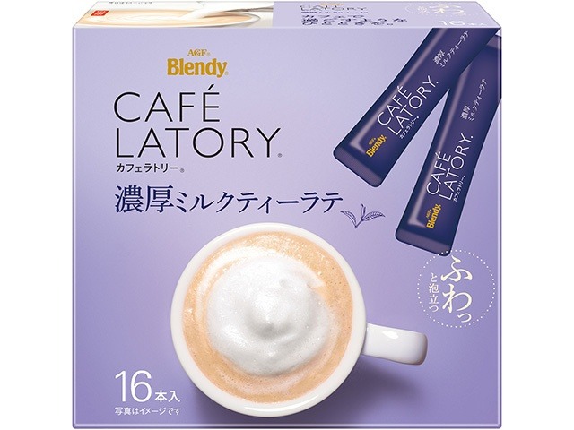 【ケース販売】カフェラトリー スティック ミルクティーラテ１６本  ×6 【全国送料無料】(一部地域別途)・まとめ買い・防災備蓄にも最適の画像