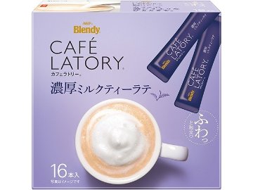 【ケース販売】カフェラトリー スティック ミルクティーラテ１６本  ×6 【全国送料無料】(一部地域別途)・まとめ買い・防災備蓄にも最適の画像