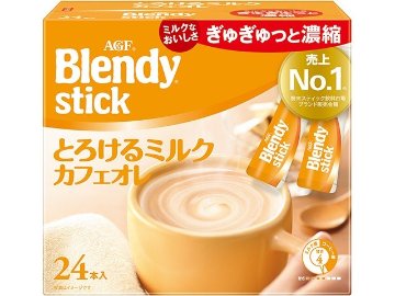 【ケース販売】ブレンディ スティック とろけるミルク２４本  ×6 【全国送料無料】(一部地域別途)・まとめ買い・防災備蓄にも最適の画像
