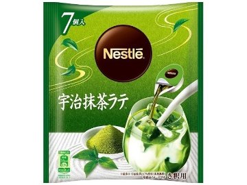【ケース販売】ネスレ ポーション宇治抹茶ラテ７個 ×24 【全国送料無料】(一部地域別途)・まとめ買い・防災備蓄にも最適の画像
