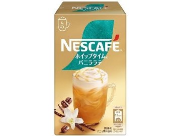 【ケース販売】ネスカフェ ホイップタイム バニララテＳＴ５Ｐ ×24 【全国送料無料】(一部地域別途)・まとめ買い・防災備蓄にも最適の画像