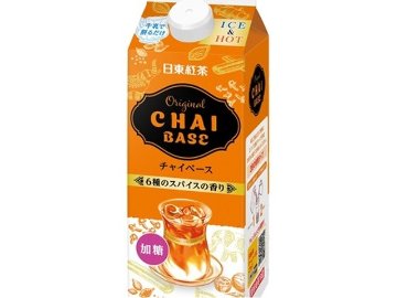 【ケース販売】日東紅茶 オリジナルチャイベース４８０ｍｌ  ×12 【全国送料無料】(一部地域別途)・まとめ買い・防災備蓄にも最適の画像