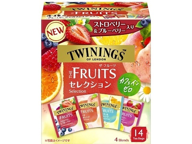 【ケース販売】トワイニング ザ・フルーツ セレクション１４Ｐ ×24 【全国送料無料】(一部地域別途)・まとめ買い・防災備蓄にも最適の画像