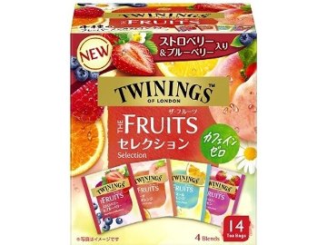 【ケース販売】トワイニング ザ・フルーツ セレクション１４Ｐ ×24 【全国送料無料】(一部地域別途)・まとめ買い・防災備蓄にも最適の画像