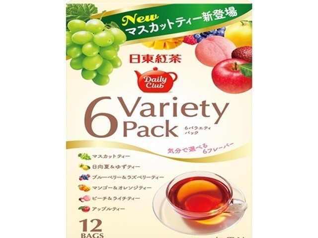 【ケース販売】日東 デイリークラブ６バラエティーパック１２袋入 ×72 【全国送料無料】(一部地域別途)・まとめ買い・防災備蓄にも最適の画像