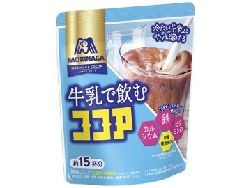 【ケース販売】森永 牛乳で飲むココア １８０ｇ   ×12 【全国送料無料】(一部地域別途)・まとめ買い・防災備蓄にも最適の画像