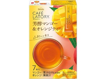 【ケース販売】カフェラトリー 芳醇マンゴー＆オレンジティー７本  ×24 【全国送料無料】(一部地域別途)・まとめ買い・防災備蓄にも最適の画像