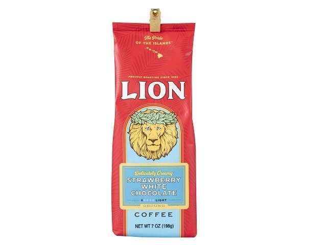 【ケース販売】ライオンコーヒーストロベリーホワイトチョコ１９８ｇ ×15 【全国送料無料】(一部地域別途)・まとめ買い・防災備蓄にも最適の画像
