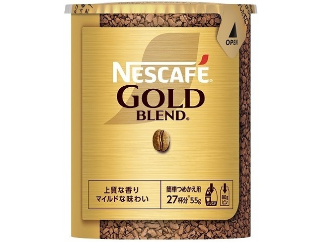 【ケース販売】ネスレ ゴールドブレンドエコ＆システムパック５５ｇ  ×24 【全国送料無料】(一部地域別途)・まとめ買い・防災備蓄にも最適の画像