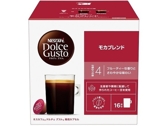 【ケース販売】ネスレ ドルチェグスト専用 モカブレンド１６Ｐ ×3 【全国送料無料】(一部地域別途)・まとめ買い・防災備蓄にも最適の画像