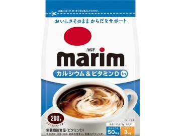 【ケース販売】マリーム カルシウム＆ビタミンＤイン 袋２００ｇ  ×12 【全国送料無料】(一部地域別途)・まとめ買い・防災備蓄にも最適の画像